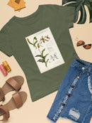 Orchid Field Notes Iii. T-shirt -Naomi McCavitt Designs
