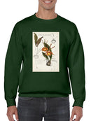 Orchid Field Notes Iv. Sweatshirt -Naomi McCavitt Designs