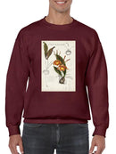 Orchid Field Notes Iv. Sweatshirt -Naomi McCavitt Designs