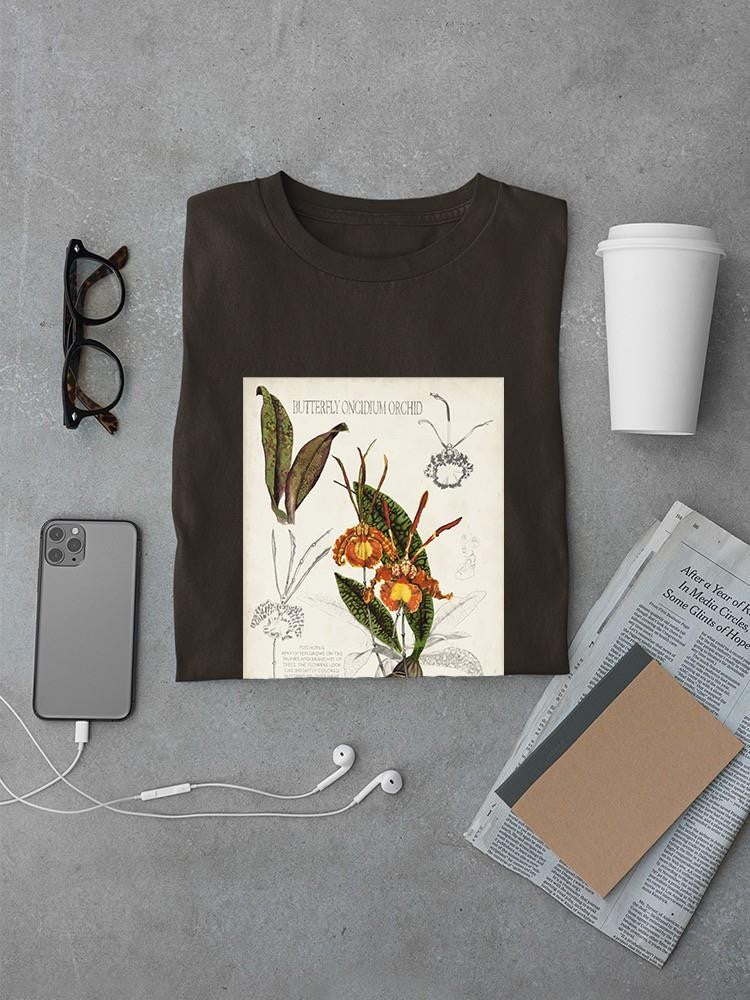 Orchid Field Notes Iv. T-shirt -Naomi McCavitt Designs