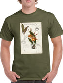 Orchid Field Notes Iv. T-shirt -Naomi McCavitt Designs