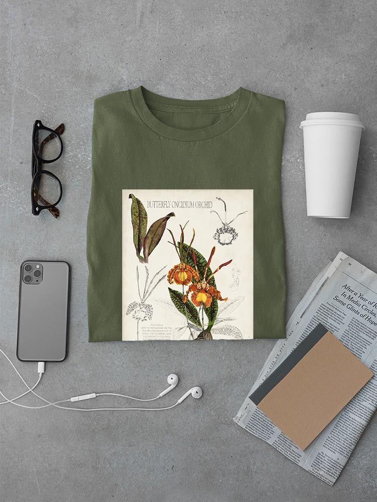 Orchid Field Notes Iv. T-shirt -Naomi McCavitt Designs