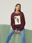 Orchid Field Notes Iv. Sweatshirt -Naomi McCavitt Designs