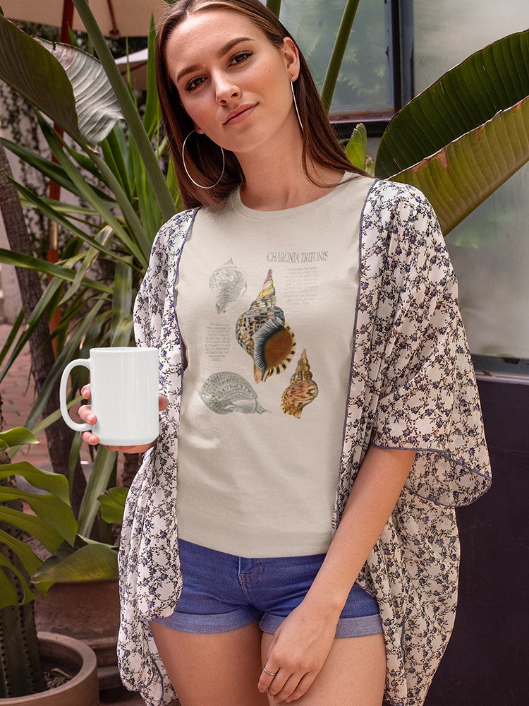Seashell Field Notes I T-shirt -Naomi McCavitt Designs