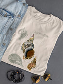 Seashell Field Notes I T-shirt -Naomi McCavitt Designs