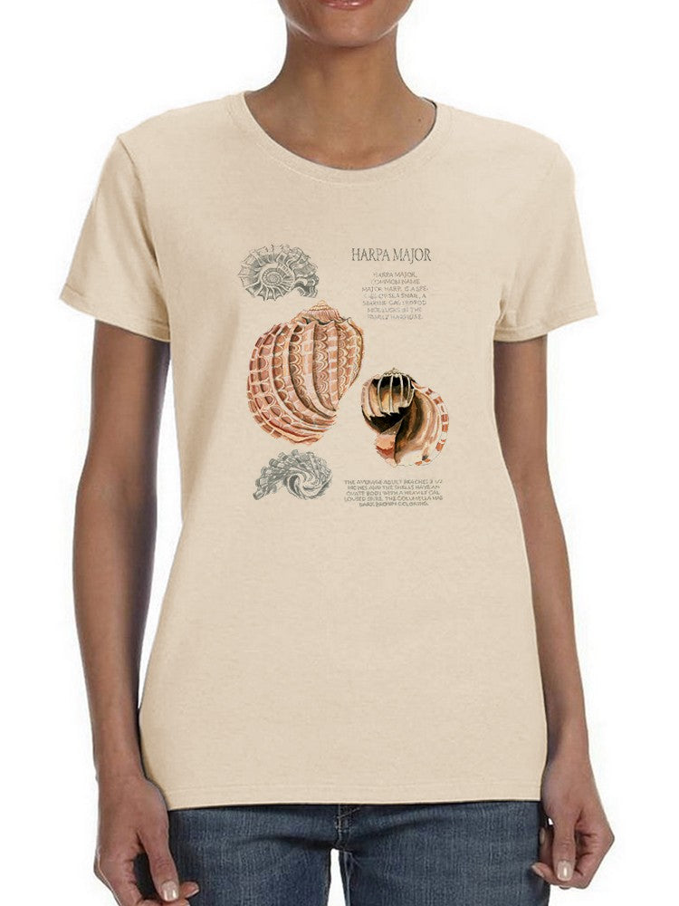 Seashell Field Notes Ii T-shirt -Naomi McCavitt Designs