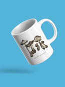 Les Champignons Mug -Naomi McCavitt Designs