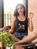 Les Champignons T-shirt -Naomi McCavitt Designs