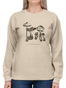 Les Champignons Sweatshirt -Naomi McCavitt Designs