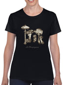 Les Champignons T-shirt -Naomi McCavitt Designs