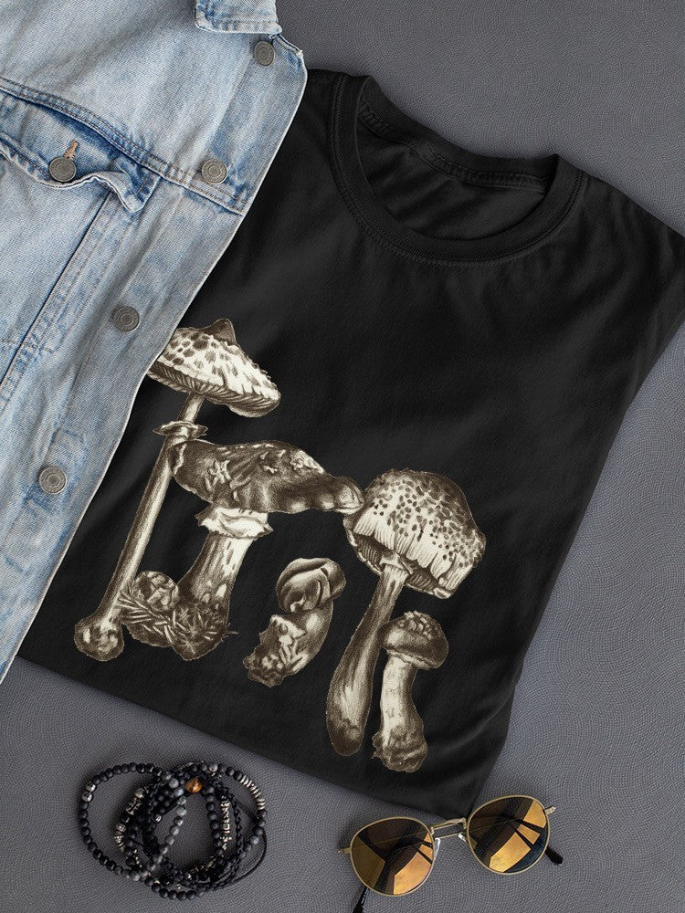 Les Champignons T-shirt -Naomi McCavitt Designs