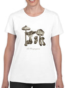 Les Champignons T-shirt -Naomi McCavitt Designs