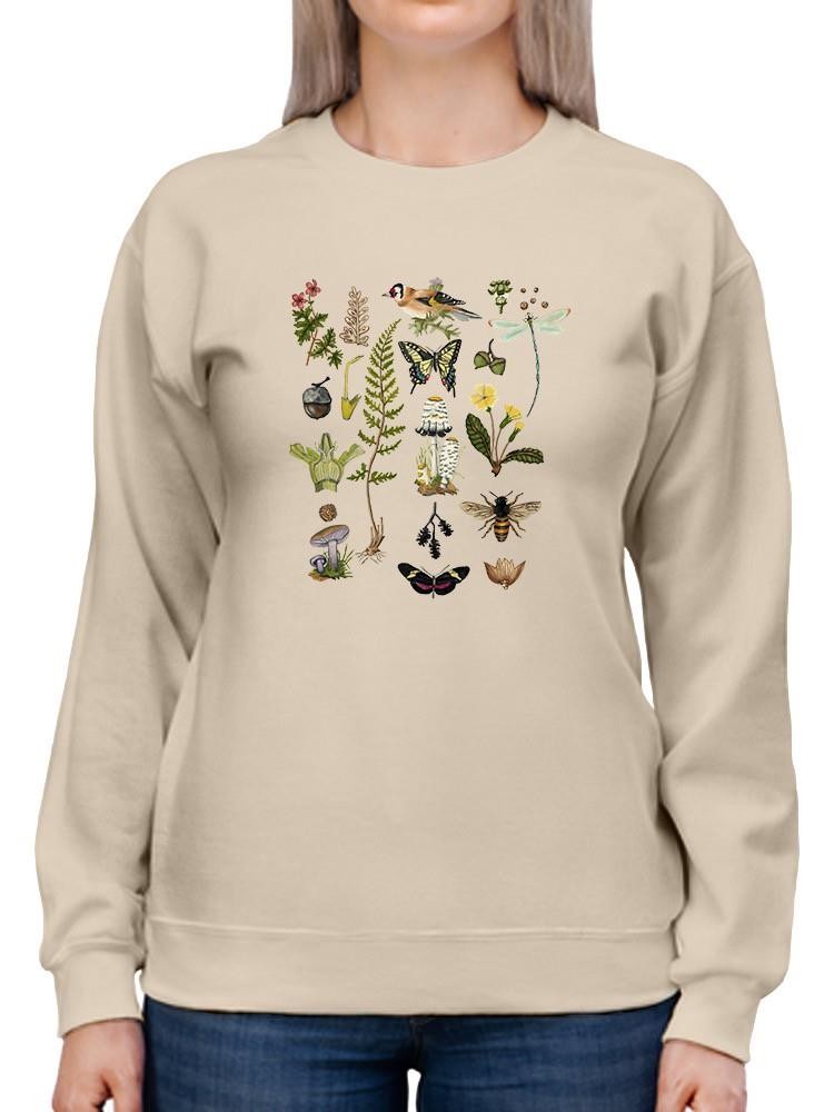 Drawings Of The Forest Sweatshirt -Naomi McCavitt Designs