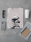 Whale Displa. I T-shirt -Naomi McCavitt Designs