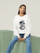 Whale Displa. I Sweatshirt -Naomi McCavitt Designs