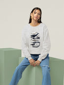 Whale Displa. I Sweatshirt -Naomi McCavitt Designs
