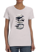 Whale Displa. I T-shirt -Naomi McCavitt Designs
