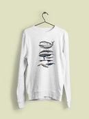 Whale Display Ii. Sweatshirt -Naomi McCavitt Designs