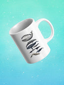 Whale Display Ii. Mug -Naomi McCavitt Designs