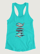Whale Display Ii. T-shirt -Naomi McCavitt Designs