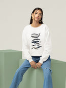 Whale Display Ii. Sweatshirt -Naomi McCavitt Designs