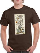 Chinoiserie Natura. T-shirt -Naomi McCavitt Designs