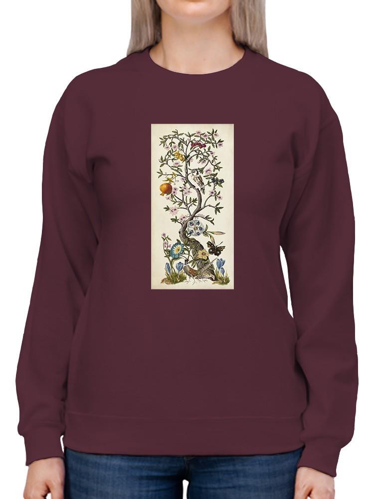 Chinoiserie Natura. Sweatshirt -Naomi McCavitt Designs