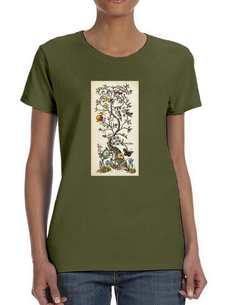 Chinoiserie Natura. T-shirt -Naomi McCavitt Designs