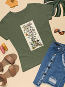 Chinoiserie Natura. T-shirt -Naomi McCavitt Designs