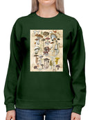 Mycological Study Sweatshirt -Naomi McCavitt Designs