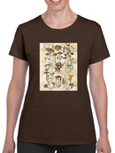 Mycological Study T-shirt -Naomi McCavitt Designs