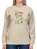 Wings Galore Ii. Sweatshirt -Regina Moore Designs