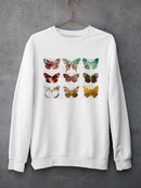 Custom Butterflies In Set Sweatshirt -Sisa Jasper Designs