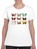 Custom Butterflies In Set T-shirt -Sisa Jasper Designs