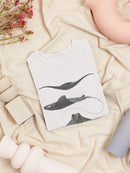 Grey-Scale Stingrays Ii. T-shirt -Studio W Designs