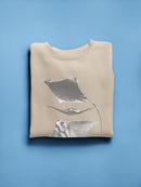 Grey-Scale Stingrays Iii. Sweatshirt -Studio W Designs