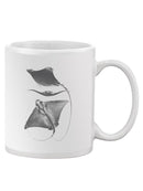 Grey-Scale Stingrays. Iii Mug -Studio W Designs