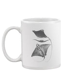 Grey-Scale Stingrays. Iii Mug -Studio W Designs