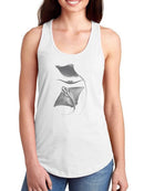 Grey-Scale Stingrays Iii. T-shirt -Studio W Designs
