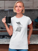 Grey-Scale Stingrays Iii. T-shirt -Studio W Designs