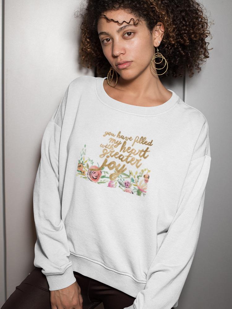 Floral Faith I Sweatshirt -Studio W Designs