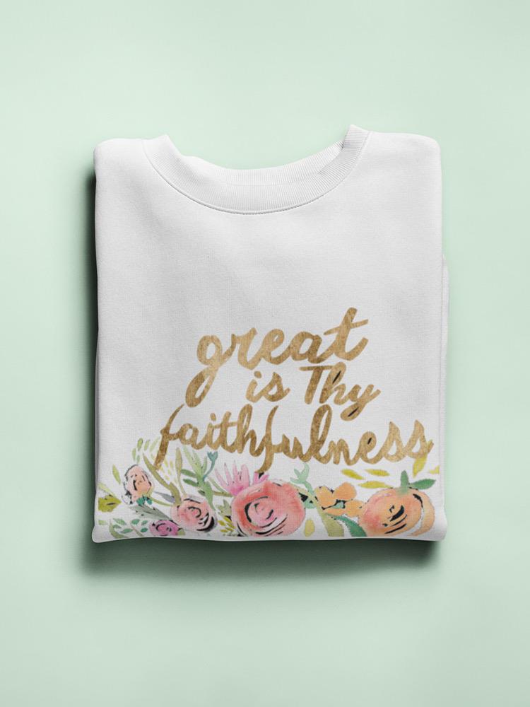 Floral Faith Ii Sweatshirt -Studio W Designs
