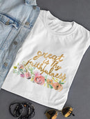 Floral Faith Ii T-shirt -Studio W Designs
