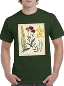 Small Garden Display Iii T-shirt Men's -Sydenham Edwards Designs