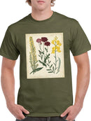Small Garden Display Iii T-shirt Men's -Sydenham Edwards Designs