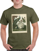 Peacock Gathering T-shirt Men's -Sydenham Edwards Designs