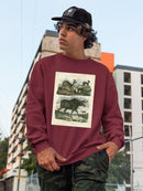 Deer And Moose Sweatshirt -Sydenham Edwards Designs