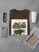 Deer And Moose T-shirt Men's -Sydenham Edwards Designs