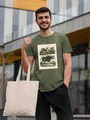 Deer And Moose T-shirt Men's -Sydenham Edwards Designs