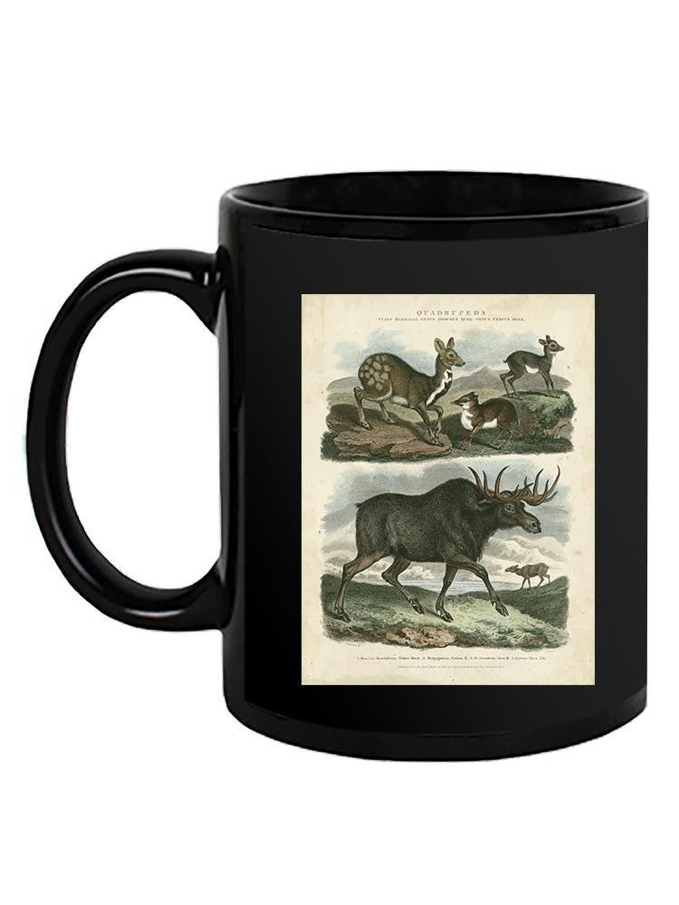 Deer And Moose Mug -Sydenham Edwards Designs